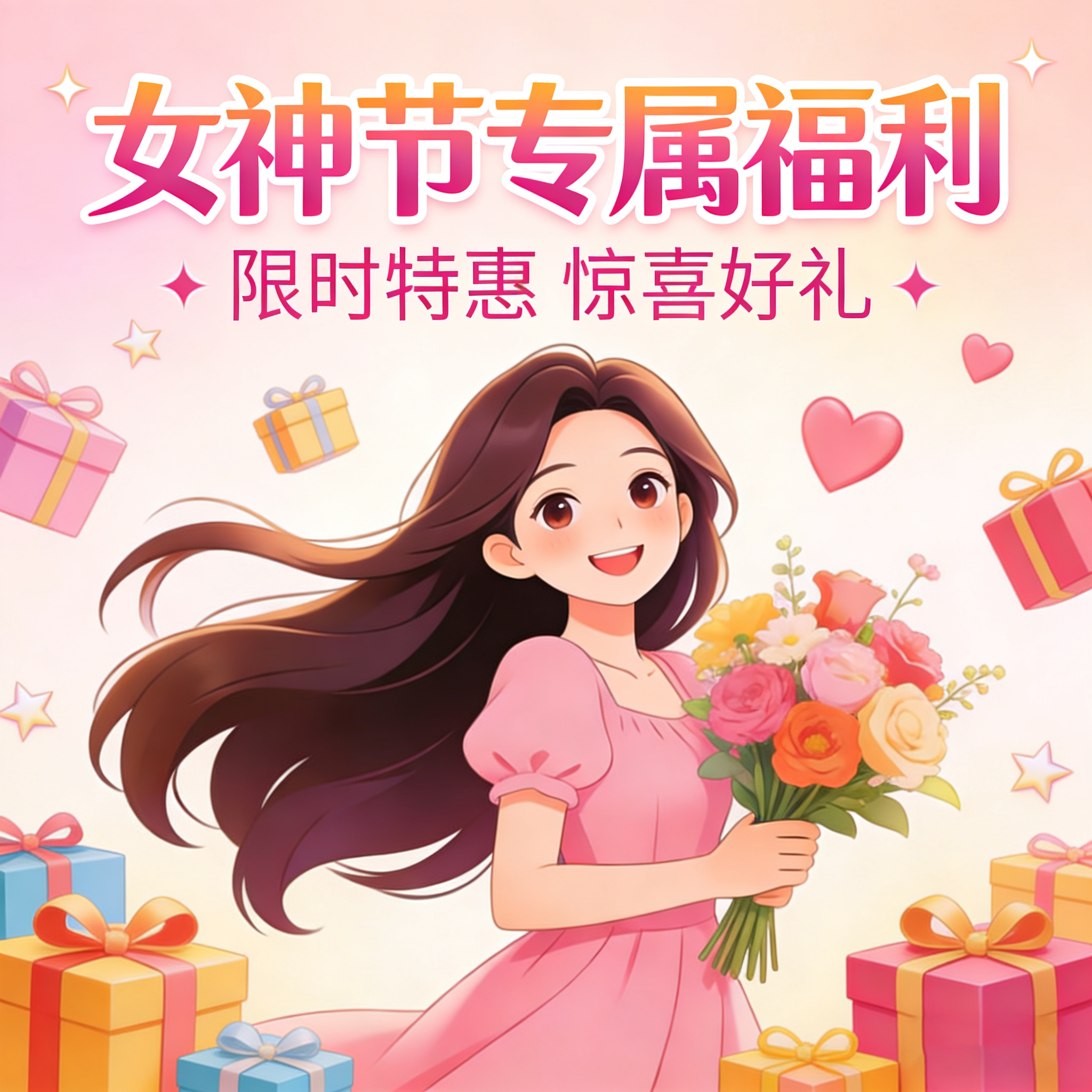 3.8女神节专属福利包 38/88/168